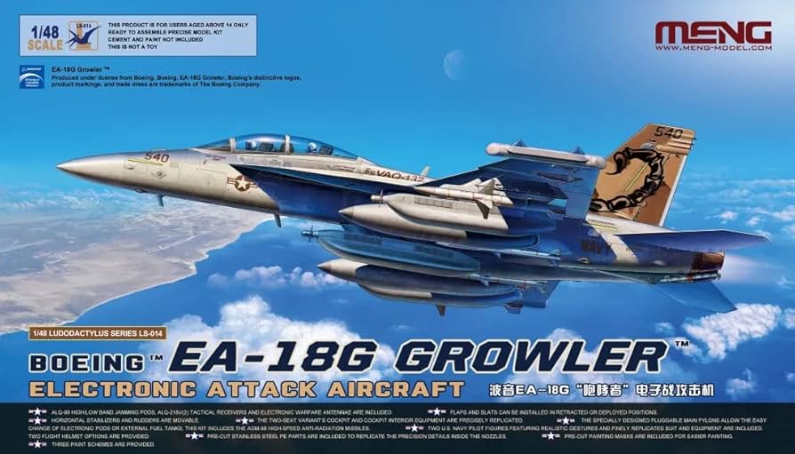 Amazon | モンモデル 1/48 アメリカ海軍 ボーイング EA-18G グラウラー